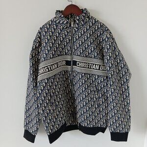 Dior logo printed stand up collar jacket jacket